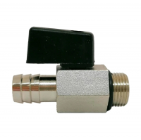 Кран сливной Vieir VR169 мини 3/8" со штуцером