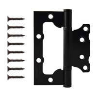 Петля без врезки Avers 100х75х2,5-B2-BLM,черный