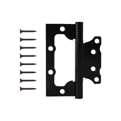 Петля без врезки Avers 100х75х2,5-B2-BLM,черный