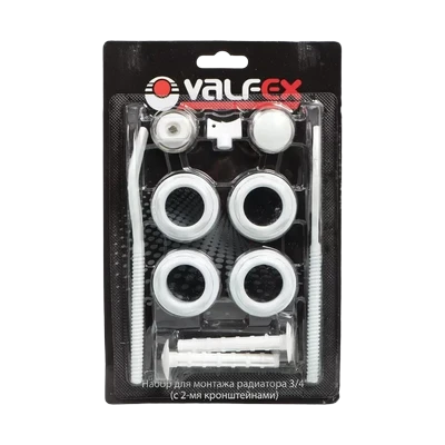 Набор для радиатора Valfex 3/4" + 2 кронштейна