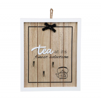 Ключница открытого типа на 3 крючка МДФ 28,5х23,5см