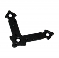 Уголок декоративный прямой  75х75 мм, черный матовый