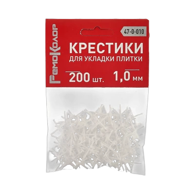 Крестики для плитки Ремоколор 1,0 мм 200 шт (47-0-010)
