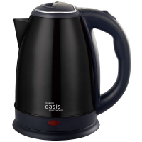 Чайник электрический Oasis K-10SB нержавеющая сталь 1,8 л, черный