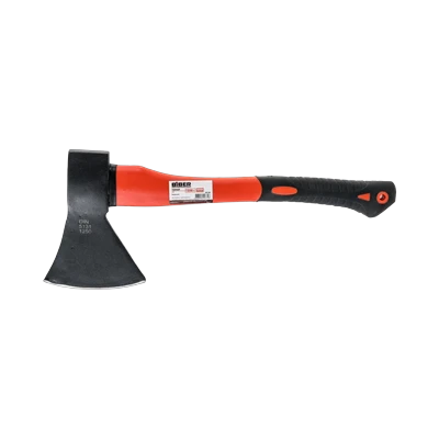 Топор Biber Профи 1250 г кованый, фиберглассовая рукоятка (85124)