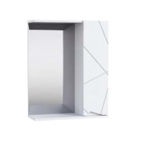 Шкаф - зеркало SANTREK HOME Джой 600 правый  белый глянец