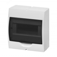 Бокс TDM ЩРН-П-8 модулей навесной, пластиковый IP41 без шин (SQ0901-0072)