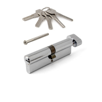 Цилиндровый механизм (личинка) 100мм Avers GM-100-C-CR ключ/вертушка,хром