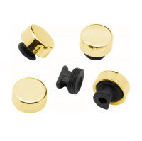 Зеркалодержатель 25 мм пластик, золото 4 шт