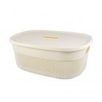 Корзина для хранения с крышкой Oslo 12 л, молочный туман