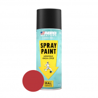 Краска-спрей аэрозольная акриловая ABRO RAL 1018, карминно-красная 272 мл/226 г