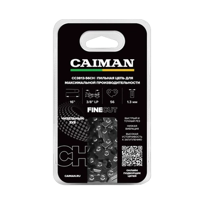 Цепь пильная Caiman 56 звеньев 16", 3/8 LP, 1,3 мм