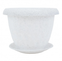 Горшок для цветов Martika Розетта 0,9 л, мрамор