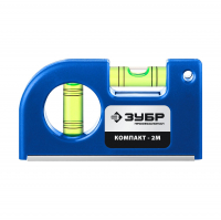 Уровень Зубр Профессионал магнитный 85 мм компактный (34551)