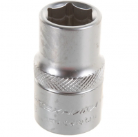 Головка торцевая  6-гранная 18 мм, под квадрат 1/2", Дело Техники