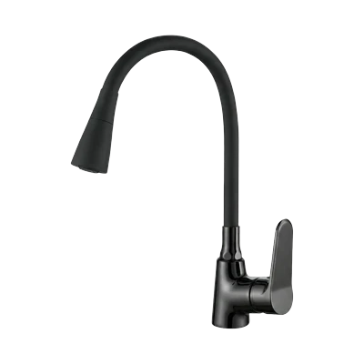 Смеситель для кухни Ledeme L4161B-2, черный