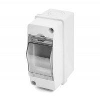 Бокс навесной Stekker  2 модулей пластиковый (EBX50-1/02-65)