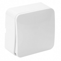 Выключатель Stekker София 1-клавишный открытой установки (MSW10-10-01)