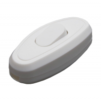 Выключатель на шнур Stekker 10А, белый (GLS10-01-20)