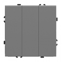 Выключатель Stekker Эмили 3-клавишный скрытой установки без рамки, платиново-серый (RSW10-5108-10)