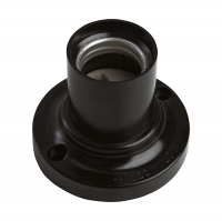 Патрон потолочный Feron LH83 прямой Е27 карболит/латунь, черный