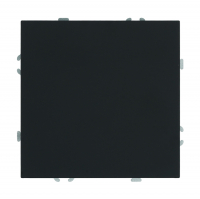 Переключатель Stekker Эмили 1-клавишный скрытой установки, черный уголь (RSW10-5105-05)