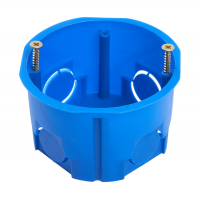 Подрозетник Stekker для сплошных стен, синий (EBX20-01-2)