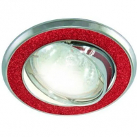 Спот TDM СВ 02-06 красный блеск/хром