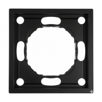 Рамка Stekker Эмили 1-местная, черный уголь (PFR00-5001-05)