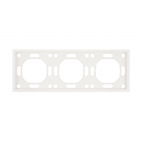 Рамка Stekker Эмили 3-местная, белый фарфор (PFR00-5003-01)