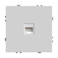 Розетка Stekker Эмили RJ-45 скрытой установки без рамки, белый фарфор (RST00-5117-01)