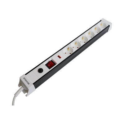 Сетевой фильтр Stekker Techno 6 гнезд 3 м с заземлением, белый (HM22-61-03)