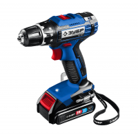 Дрель-шуруповерт Зубр Профессионал DL-201-22, 2 аккумулятора