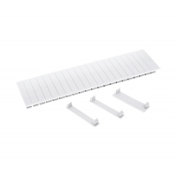 Заглушка для боксов-щитков IEK до 12 модулей пластиковая, белая