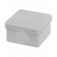 Коробка распределительная TDM 70х70х40 мм открытой установки 6 вводов, серая (SQ1401-2511)