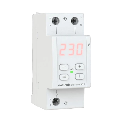 Реле напряжения Welrok D2-40 40А