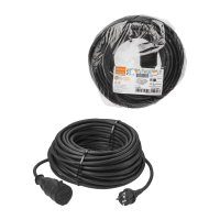 Удлинитель-шнур TDM штепсельное гнездо 30м с заземлением Народный 1307-0218